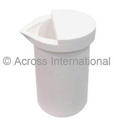 [SKU# SOC.240] SiO2 Silica Crucible with Lid for Metal Casting 240ml Capacity