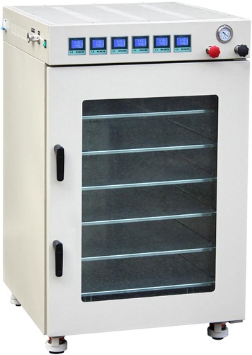 [SKU# AT-450] 450L Vacuum Oven w/ 6 Heated Shelves, St. St. Tubing & Valves