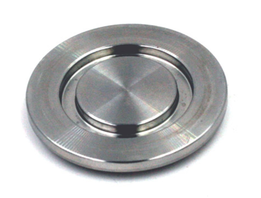 Stainless Steel End Cap for KF16/NW16, KF25/NW25, KF40/NW40, and KF50/NW50 Flanges