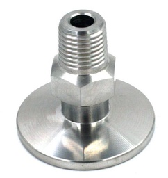 [SKU# KF25-14F-1] KF25/NW25 Flange to 1/4&quot; Flare Adapter for Vacuum Connection