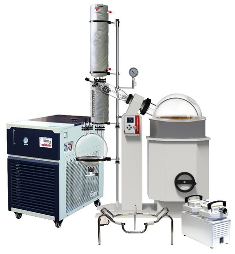 [SKU# SE50-C30-UDP6] Ai SolventVap 50L Rotary Evaporator w/ new ULVAC Pump & Chiller