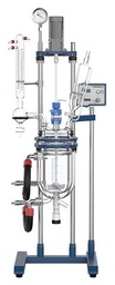 [SKU# R5] Ai 5L Single or Dual Jacketed Glass Reactor Systems