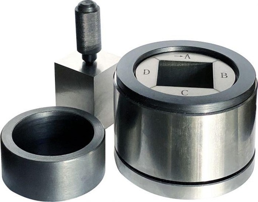 [SDS50.KS] 50 X 50 mm Square Easy-Retrieve Dry Pressing Die Set