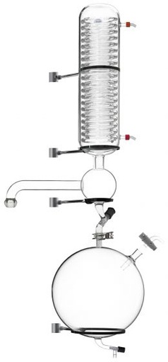 Condenser Set With 20L Receiving Flask For Ai Glass Reactors