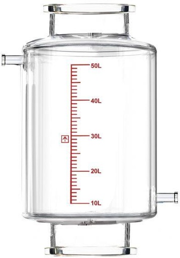 Single-Jacketed 50L Reactor Vessel For Ai R50f Filter Reactors