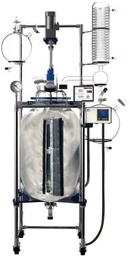 Ai 100L Non-Jacketed Glass Reactor With 200°C Heating Jacket