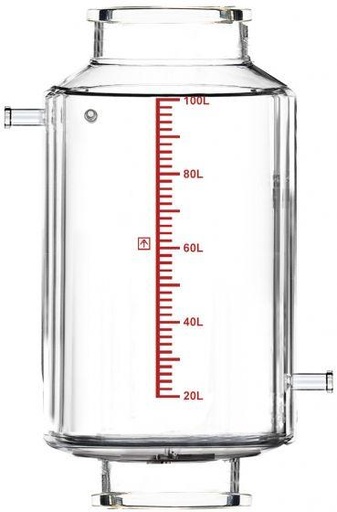 Double-Jacketed 100L Reactor Vessel For Ai R100f Filter Reactors