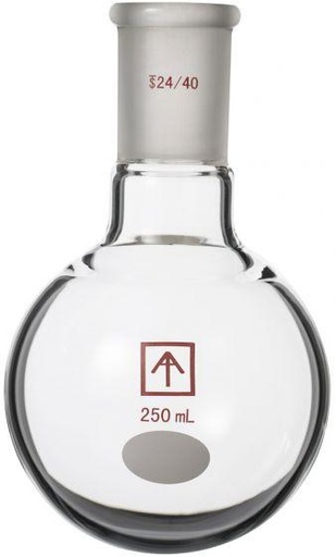 [SP-250mlFlask] Ai 24/40 Heavy Wall 250mL Round Bottom Receiving Flask